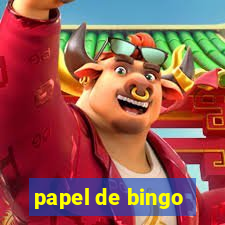 papel de bingo